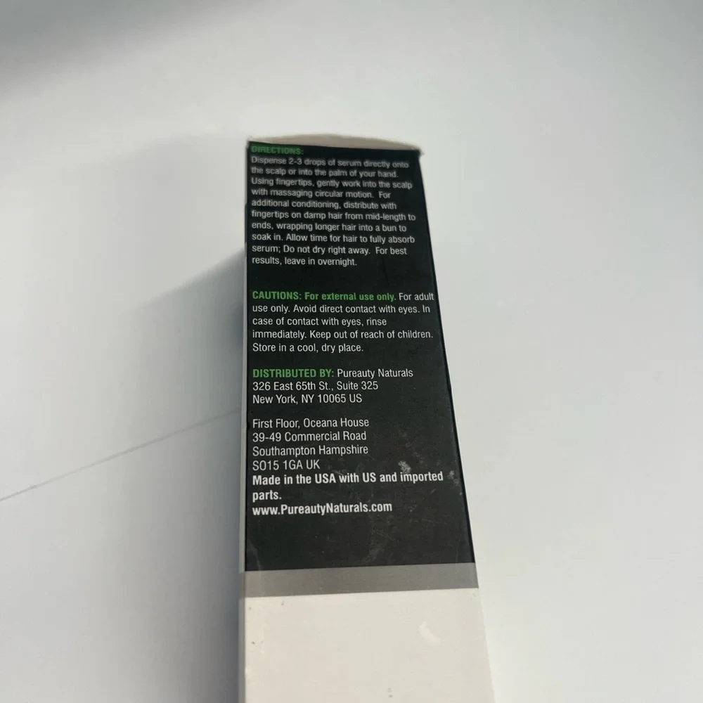 Pureauty Naturals Biotin Hair Serum Advanced Formula 2oz Full Size - Sealed